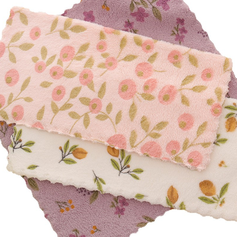 🏆LAST DAY HOT SALE 49% OFF!!🔥Buy More Save More🎉5PCS Coral Flannel Dish Towels for Home Use