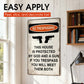 Retro Man Cave Sign Stickers for Wall Decor