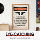 Retro Man Cave Sign Stickers for Wall Decor