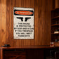 Retro Man Cave Sign Stickers for Wall Decor
