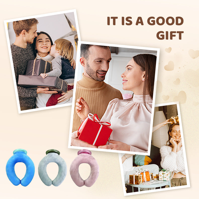🔥 50% OFF · U-Shaped Neck Warmer – Ergonomic, Hot/Cold & Handsfree Comfort ✨