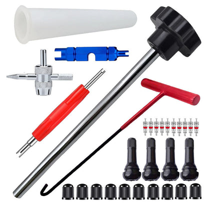 🔥🚀 Master Tire Repair in 60 Seconds! Our 5-in-1 Valve Tool Kit Delivers Pro Results for Cars, Bikes & More - Grab 40% OFF Before It's Gone! 💪✨
