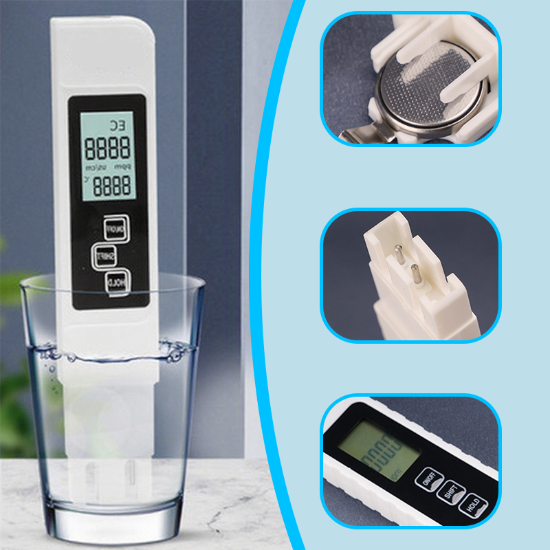 💧 50% OFF! ✨ 3-in-1 TDS Water Quality Tester - Measures pH, Chlorine, and Hardness with LCD Display for Pools and Aquariums 🌊📱