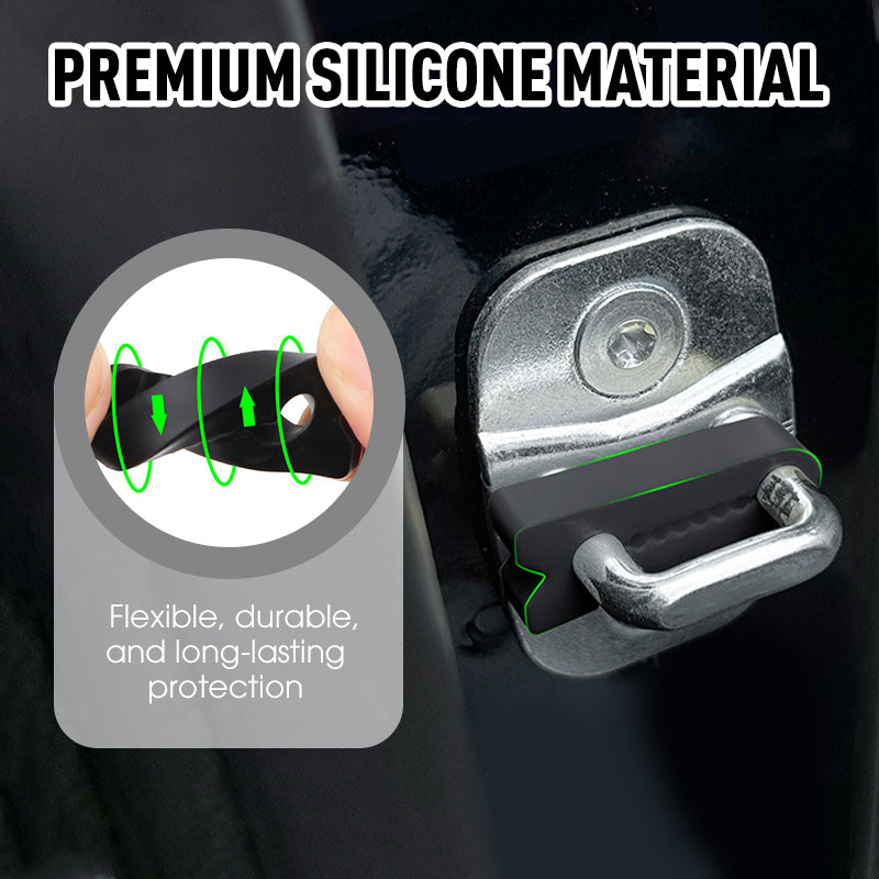 🚗 BUY 3 GET 5! ✨ Silicone Car Door Lock Damper Pads - Noise-Reducing Sealing with Self-Adhesive Design for Soft & Quiet Closing 🔇🧤