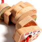 Wooden Greedy Caterpillar Rope Toy for 3+ Year Old