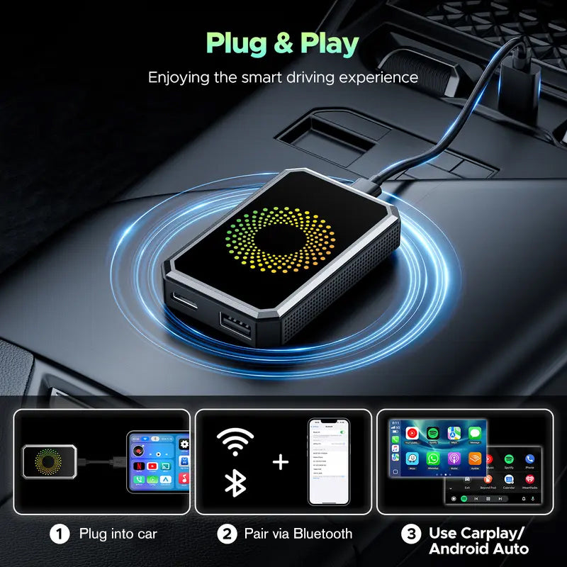 🚗🔌 CarPlay Smart Connectivity Box - Plug-and-play, non-invasive installation