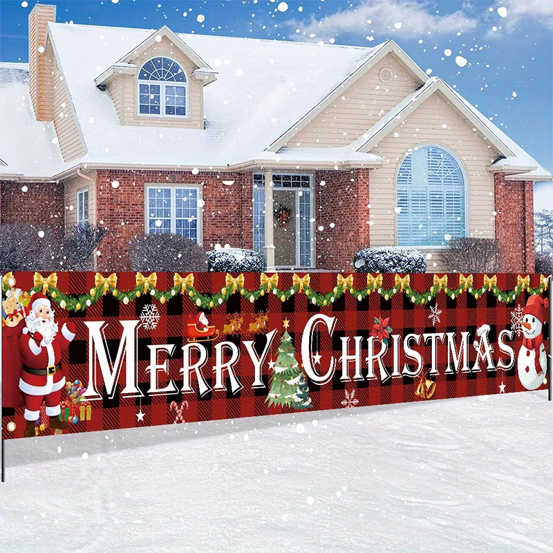 🔥 Christmas special offer: 49% discount 🎉Outdoor Merry Christmas Hanging Banner