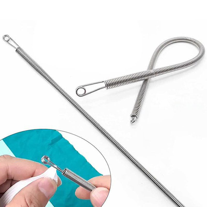 🔥 BUY 1 GET 1 FREE ! 💫 Multi-Function Foldable Spring Drawstring Threader Tool – Easy to Use, Portable & for Cords, Wires & Laces ⚡