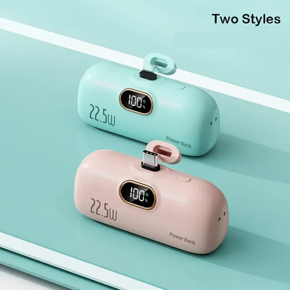 🔋 50% OFF NOW! ✨ 5000mAh Mini Portable Phone Power Bank – Ultra-compact & dual USB ports – Fast charging, lightweight – perfect for travel, commute or emergency top-ups 📱