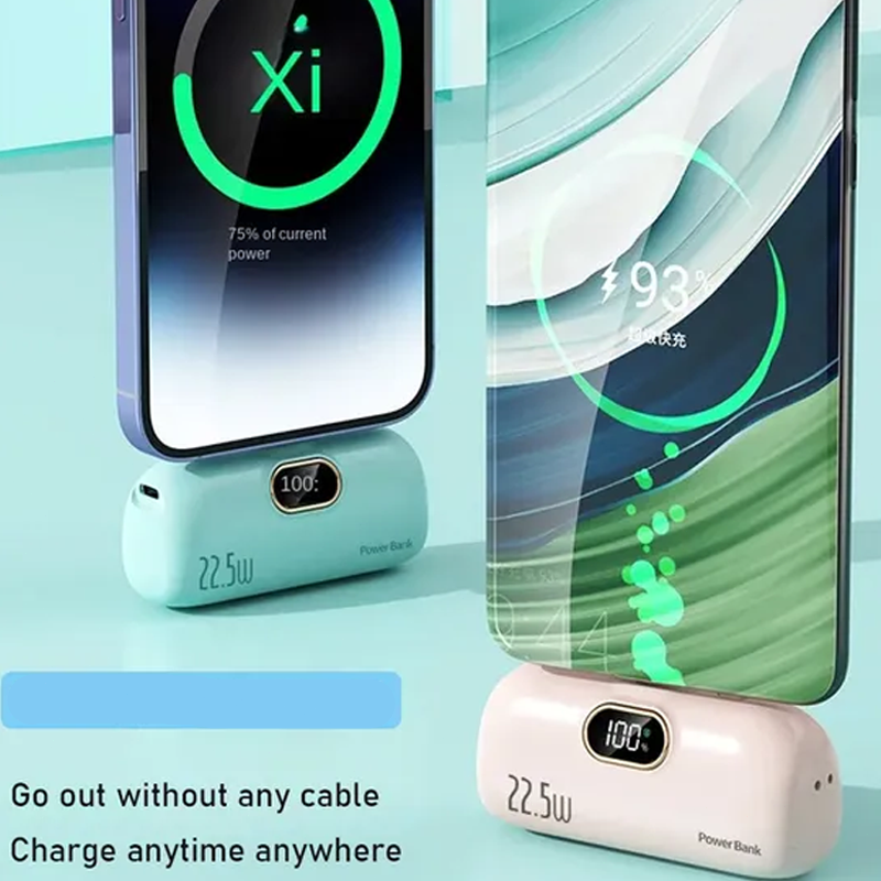 🔋 50% OFF NOW! ✨ 5000mAh Mini Portable Phone Power Bank – Ultra-compact & dual USB ports – Fast charging, lightweight – perfect for travel, commute or emergency top-ups 📱