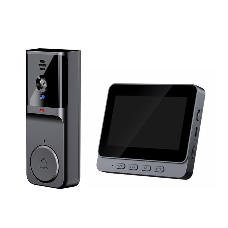 Cordless Smart Video Doorbell with 4.3" Screen