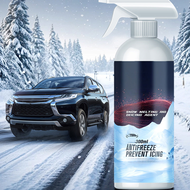 Powerful De-icing Spray for Car Windshields