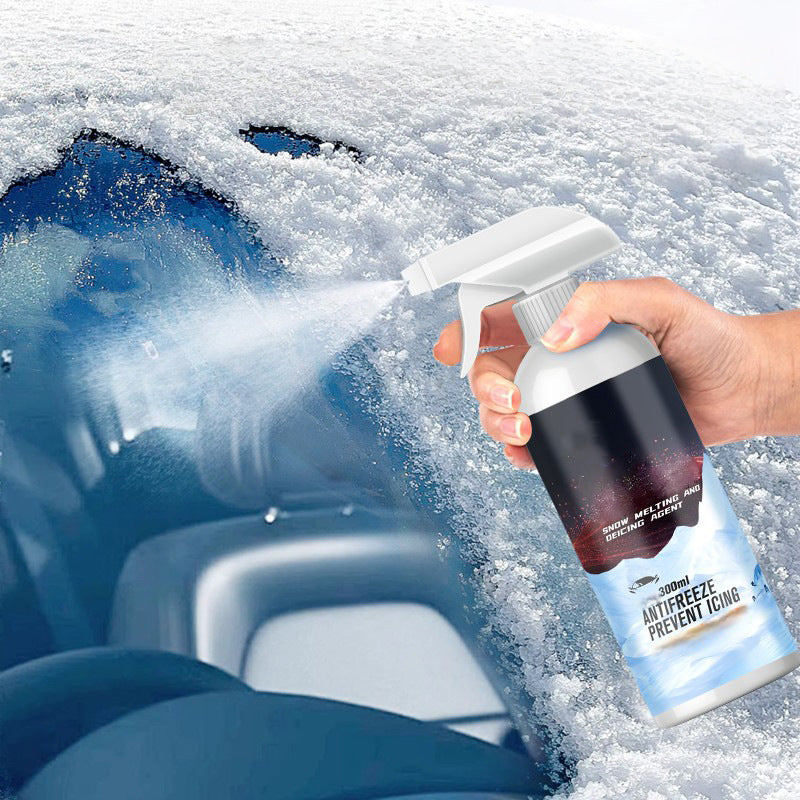 Powerful De-icing Spray for Car Windshields