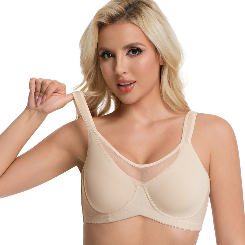 🏆 Last Day Special Price $16.99! 💐Women's Elegant Sheer Full Coverage Plus Size Bra