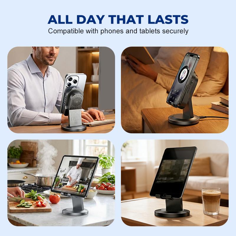 Value Bundle: Multi-Functional Wireless Sensor Speaker Stand + Cable
