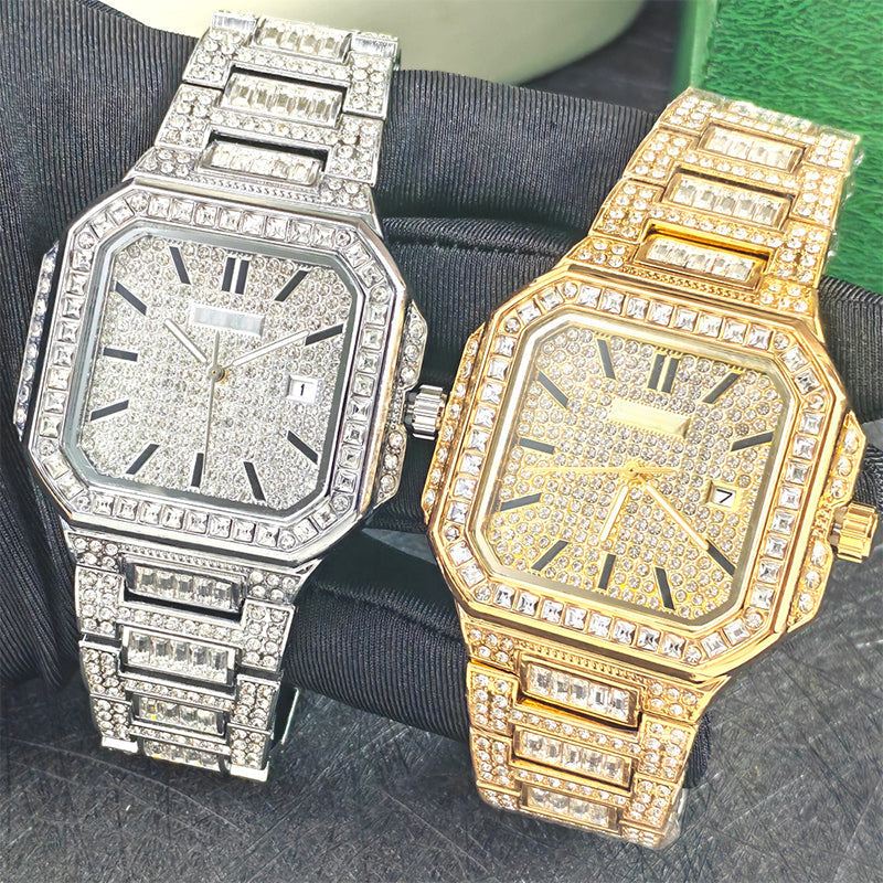 ⏳Time-Limited Special⏰Luxury Square Rhinestone Watch – Elegant Sparkle for Every Occasion✨