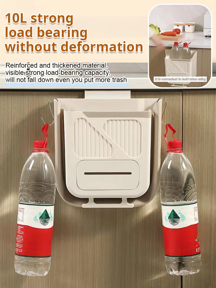 🥡Limited-time 50% off🥦Folding Hanging Kitchen Waste Trash Can🗑️