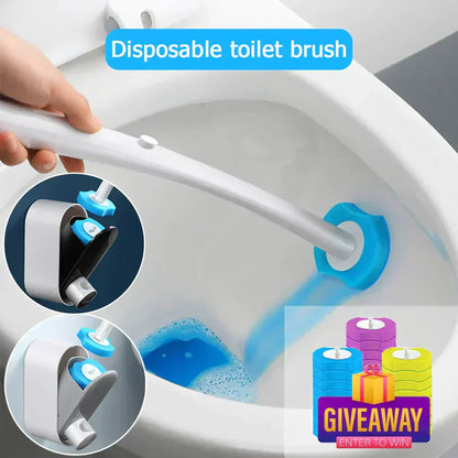 🔥ON SALE 49%OFF🎉2026 New Disposable Toilet Brush, Hygienic Disposable Cleaning Brush for Bathroom