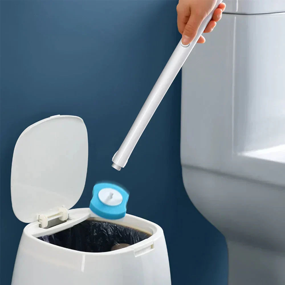 🔥ON SALE 49%OFF🎉2026 New Disposable Toilet Brush, Hygienic Disposable Cleaning Brush for Bathroom
