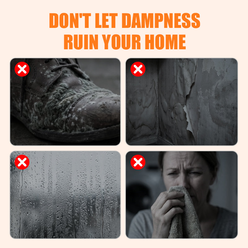 🌧️ HOT SALE! ⚡ Moisture Absorber for Closets and Home – Effective Dehumidification, Prevents Mold & Mildew, Odor Neutralizing, Safe for Wardrobes & Rooms 🧺