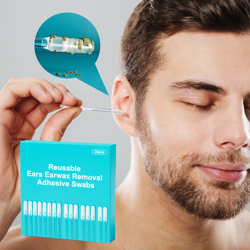 2026 Trending🔥HOT SALE👂🏻Reusable Earwax Removal Adhesive Swabs