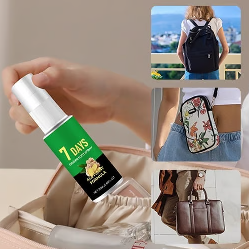 🔥LAST DAY - BUY 1 GET 1 FREE!🏆FootGlow 7-Day Ginger Foot Exfoliating Spray🌿Fast Shipping 🚚💨