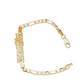 💎 50% OFF! 💎 Figaro Link Bracelet – Unisex Gold-Tone Chain with Religious Icons, Durable & Hypoallergenic (3 Finishes) ⛓️🙏