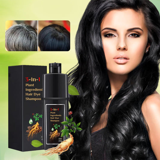 Your Hair Will THANK YOU! 🌿 Plant Ingredients Black Dye Shampoo