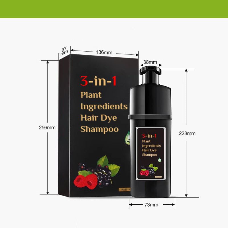 Your Hair Will THANK YOU! 🌿 Plant Ingredients Black Dye Shampoo