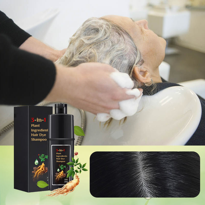 Your Hair Will THANK YOU! 🌿 Plant Ingredients Black Dye Shampoo