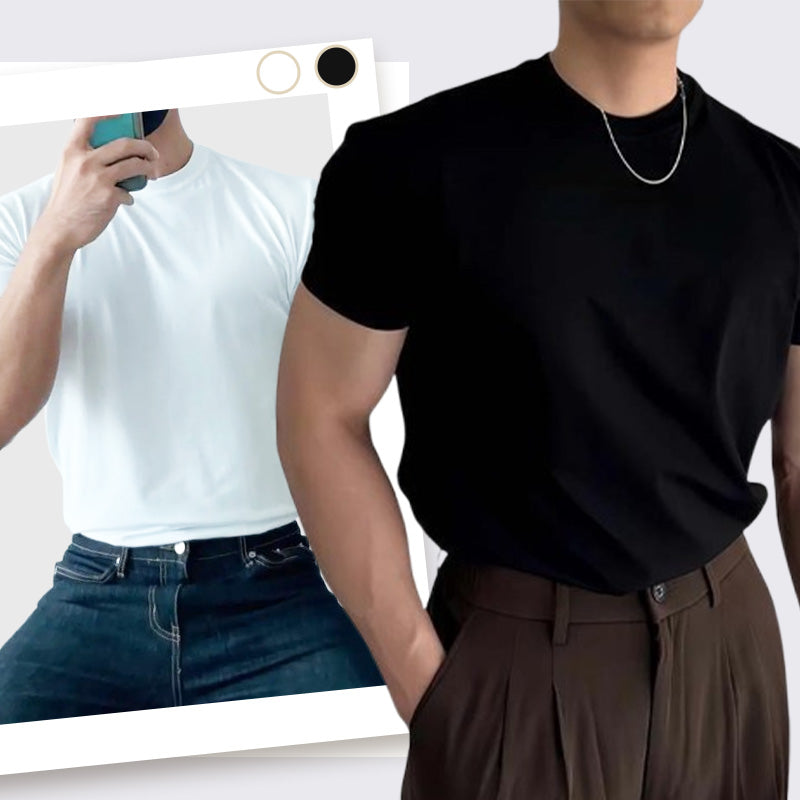 💥 50% Off! Men's Slim Short Sleeve – 80% Users Love This Fit!