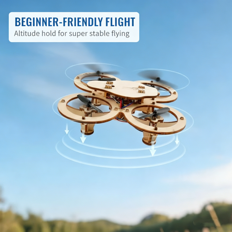 Build Your Own Drone! Kids Love This DIY Wooden Kit 🚁