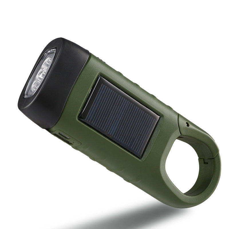 ⏳Time-Limited Special⏰Outdoor Emergency Lamp (Hand Crank + Solar + USB Charging)