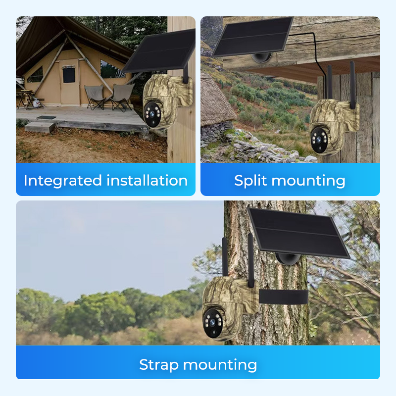 🎥New arrival 40% OFF!⚡ 4MP Solar PTZ Camera – 355° pan & tilt, eliminates blind spots. 🌧️