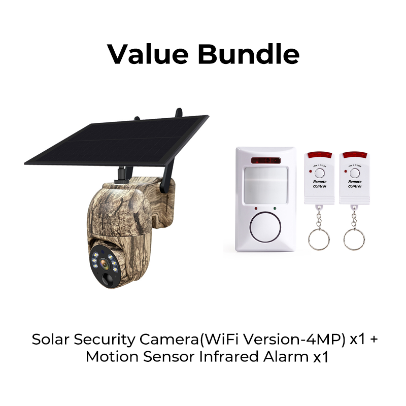 🎥New arrival 40% OFF!⚡ 4MP Solar PTZ Camera – 355° pan & tilt, eliminates blind spots. 🌧️