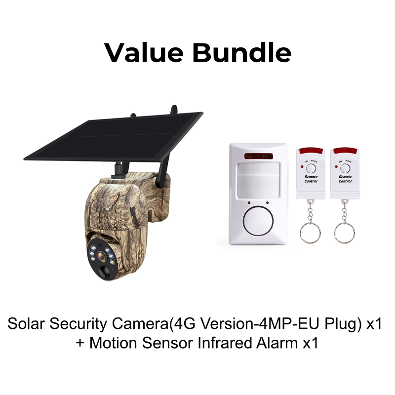 🎥New arrival 40% OFF!⚡ 4MP Solar PTZ Camera – 355° pan & tilt, eliminates blind spots. 🌧️