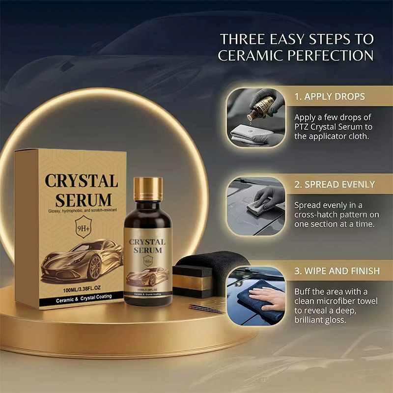 🔥Limited-time sale-Ceramic Car Coating Kit - Crystal Serum