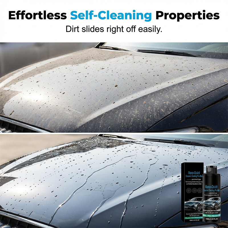 ⏳LAST DAY! 47% OFF!  High-Gloss Hydrophobic Nano Ceramic Coating Spray