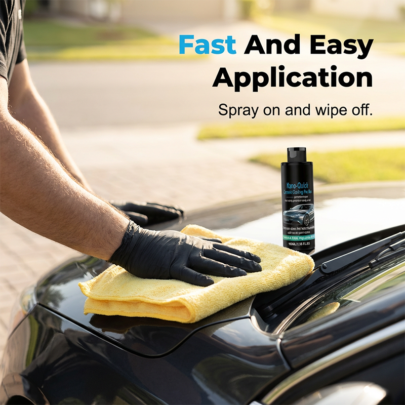 ⏳LAST DAY! 47% OFF!  High-Gloss Hydrophobic Nano Ceramic Coating Spray