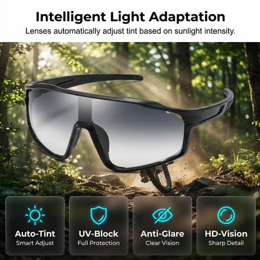 🌟New Arrivals 2026: Up to 60% off!🌟Photochromic Outdoor Sports Glasses