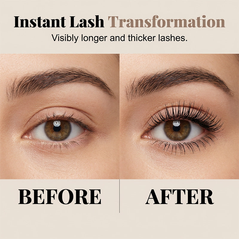 🔥Buy 1 Get 1 Free🔥Smudge-Proof Long & Curl Fiber Mascara