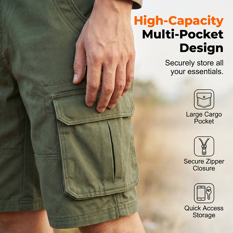 ✈️Free shipping when you buy 2✈️Men's Outdoor Casual Cargo Shorts