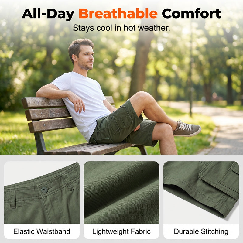 ✈️Free shipping when you buy 2✈️Men's Outdoor Casual Cargo Shorts