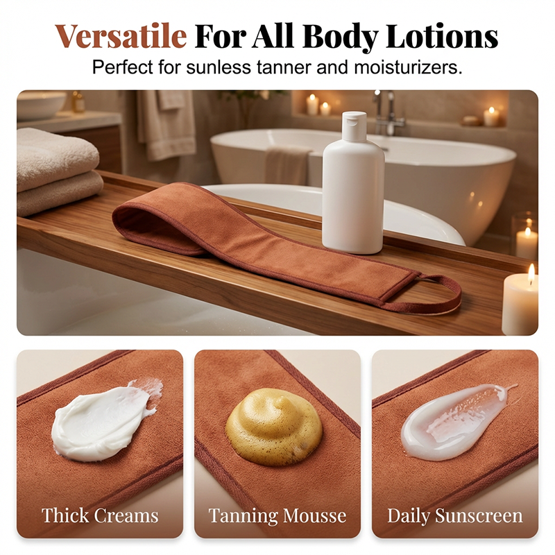 ✨Reusable Back Lotion Applicator Strap 🧴 No more struggling! Easily reach your full back for sunscreen, cream & lotion. Soft, durable, hassle-free self-care!