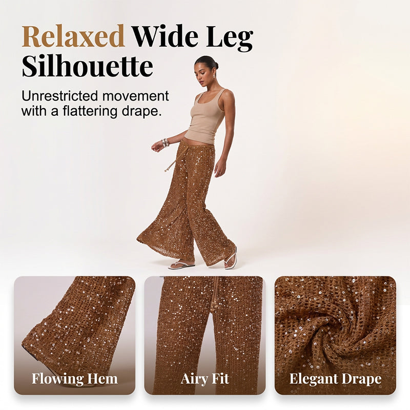 🥳2026 HOT SALE🥳Glamorous Sequin Low Waist Pants