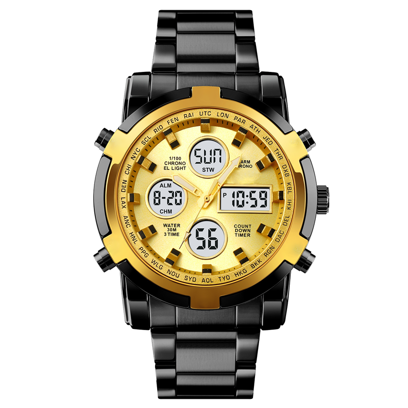 ⌚ 50% OFF NOW! ⚡ Men's Waterproof Military Analog-Digital Watch – Bold 48mm Dial, Multi-Function & 30M Water Resistance 💪