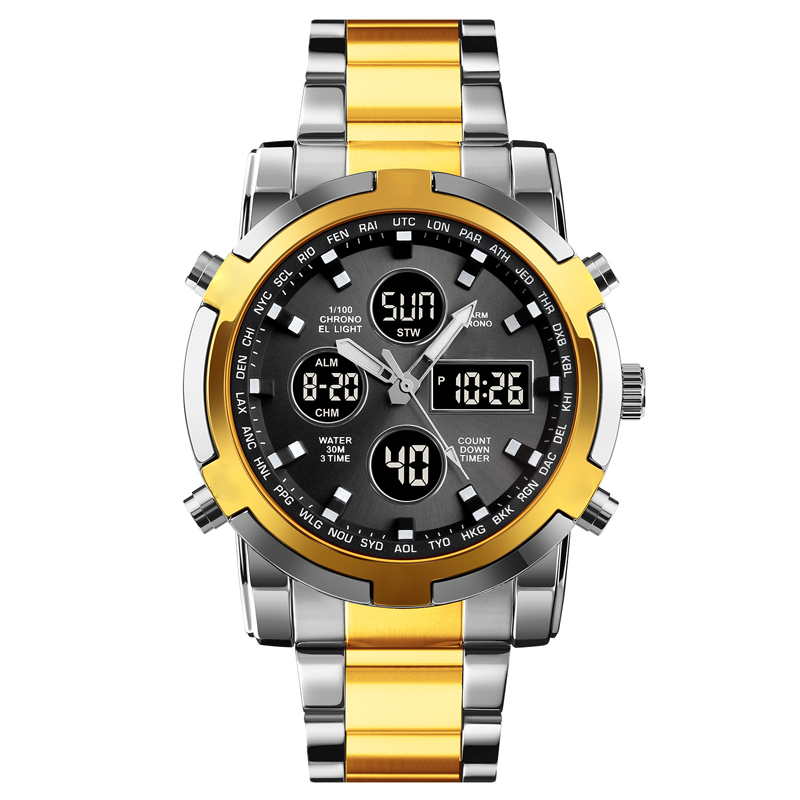 ⌚ 50% OFF NOW! ⚡ Men's Waterproof Military Analog-Digital Watch – Bold 48mm Dial, Multi-Function & 30M Water Resistance 💪