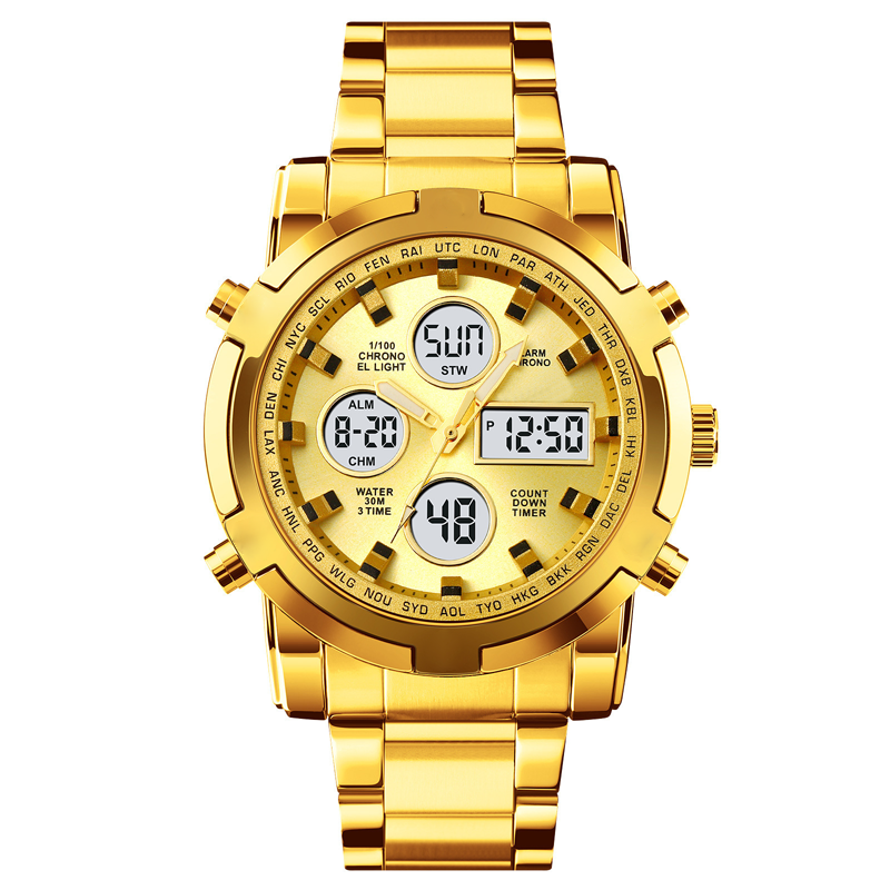 ⌚ 50% OFF NOW! ⚡ Men's Waterproof Military Analog-Digital Watch – Bold 48mm Dial, Multi-Function & 30M Water Resistance 💪