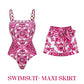 🔥HOT SALE 50% OFF! One-Piece Swimsuit with Matching Skirt Set