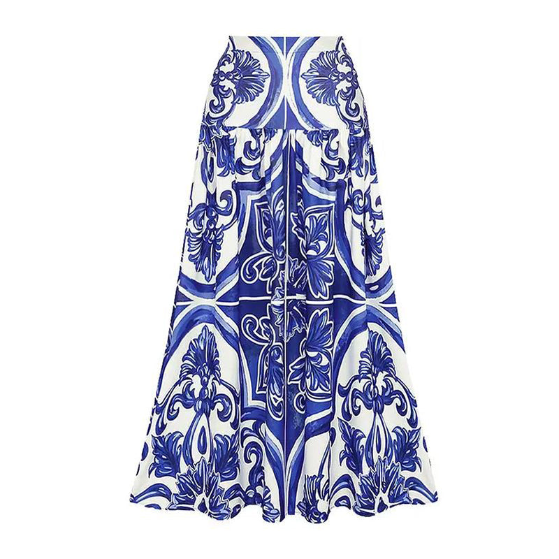 🔥HOT SALE 50% OFF! One-Piece Swimsuit with Matching Skirt Set